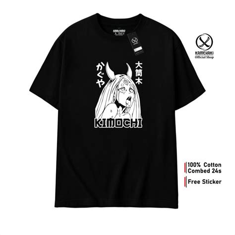 Jual KAMEHAKI Kaos Anime OTSUTSUKI HENTAI KIMOCHI Kaos DIstro Jepang Kaos Hentai Baju