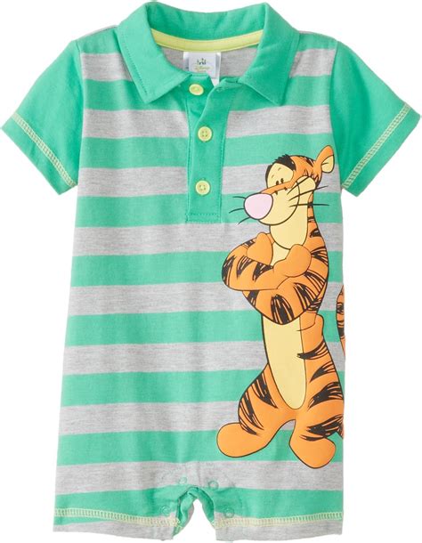 Disney Baby Baby Boys Newborn Tigger Striped Romper