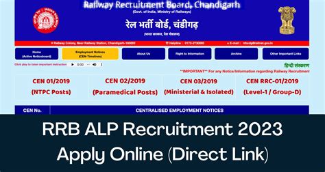 Rrb Alp Recruitment Apply Online Direct Link Technician