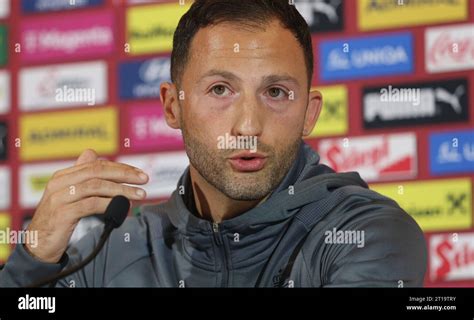 Vienna Austria Th Oct Belgium S Head Coach Domenico Tedesco