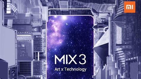 Xiaomi's Mi MIX 3 will launch on the 25th of October and it looks nuts ...