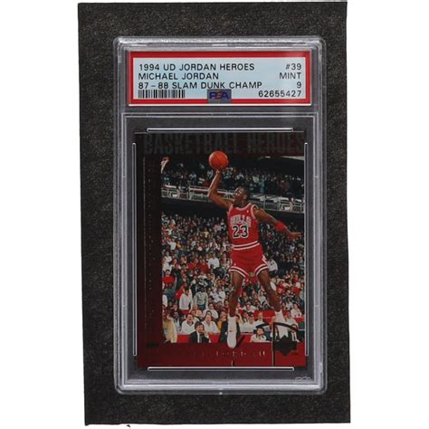 Michael Jordan 1994 95 Upper Deck Jordan Heroes 39 1987 88 Air Raid