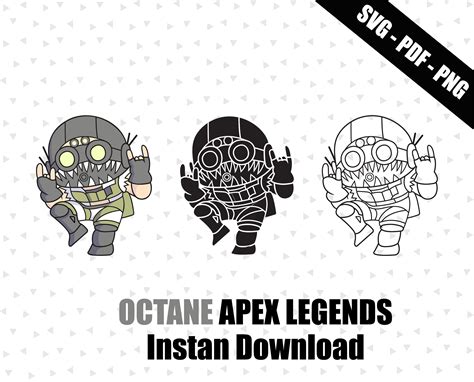 Instant Download Octane Svg Apex Legends Revenant Pdf Apex Etsy