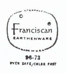 Franciscan Marks – Earthenware – Franciscan Ceramics Archive