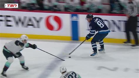 Sea Wpg Connor Scores Goal Against Philipp Grubauer Winnipeg Jets