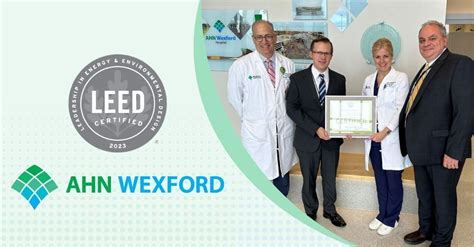 Kirsten Cheeks On Linkedin Ahn Wexford Hospital Awarded Prestigious Green Building Certification