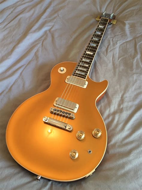 Gibson Les Paul Deluxe 2015 Metallic Gold Top Image 1447161