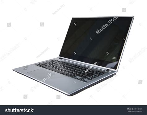 Laptop Blank White Screen Isolated On Stock Photo 149175701 | Shutterstock