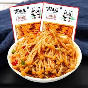 Ready To Eat Spicy Enoki Mushroom Red Oil Enoki Mushroom G Bag