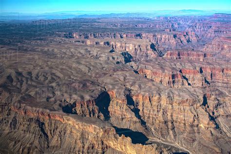 Aerial view of Grand Canyon, Arizona, United States - Stock Photo ...