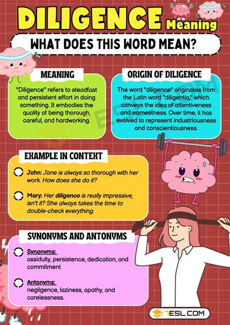 What Does Diligence Mean • 7esl