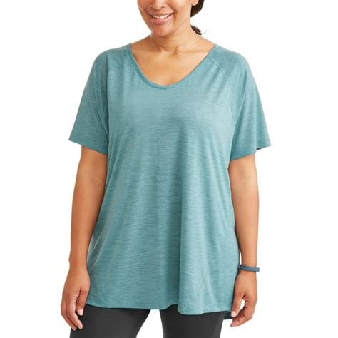 Terra And Sky Womens Plus Size Scoop Neck T Shirt