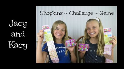 Shopkins Game Challenge Jacy And Kacy Youtube