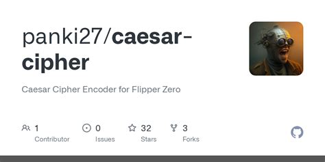 GitHub - panki27/caesar-cipher: Caesar Cipher Encoder for Flipper Zero