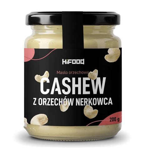 Masło orzechowe CASHEW z orzechów nerkowca StudioMocy pl