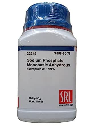 Srl Sodium Phosphate Monobasic Anhydrous Extrapure Gm Ar Grade