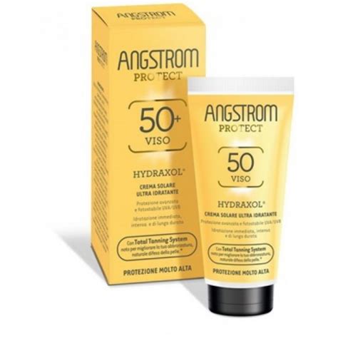 Angstrom Hydraxol Crema Solare Ultra Idratante Viso Spf Ml