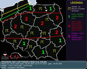 Nadciąga gwałtowne załamanie pogody prognoza konwekcyjna dla Polski