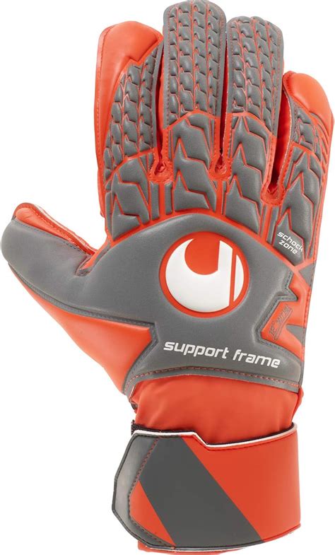 Amazon Uhlsportウールシュポルト サッカー Gk キーパーグローブ 1011059 エアロレッド ソフト サポート