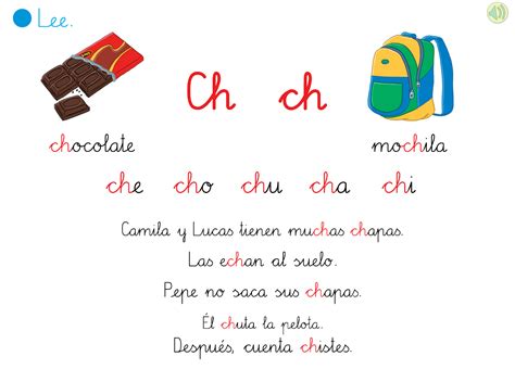 Palabras Con La Letra CH En Espanol