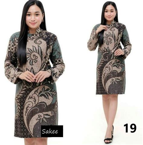 BATIK DRESS INDONESIA/ Formal Batik Dress/ Printed Dress/ - Etsy