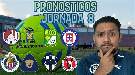 MIS PRONOSTICOS JORNADA 8 LIGA MX 2021 YouTube