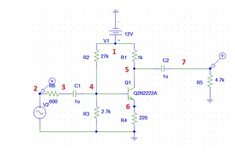 Simulate The Following Circuit Using Pspice Netlist Chegg