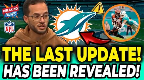 🔴breaking News It Has Been Confirmed Miami Dolphins News Today Nfl