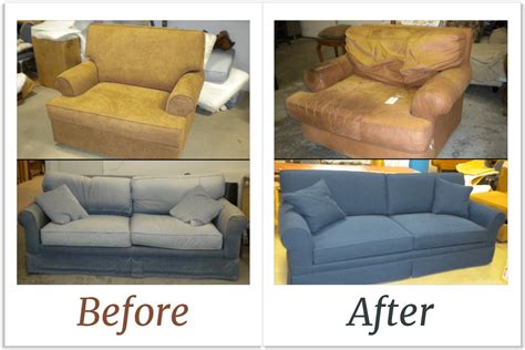 Upholstered Sofas Before And After Baci Living Room