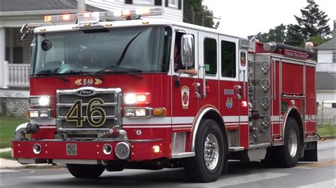 Baltimore City Fire Department Engine 46 Responding 8 29 23 Youtube