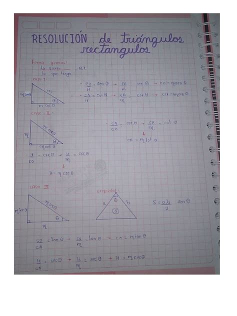 Triángulos Rectángulos | PDF