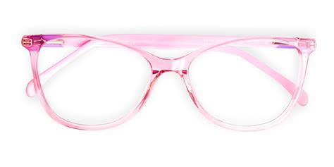 BELPH 8 - Crystal & Blossom Pink Round Glasses | Specscart.®