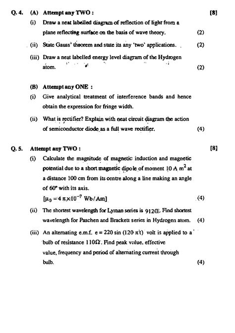 Maharashtra Board Hsc Physics 2012 Question Paper Indcareer Docs