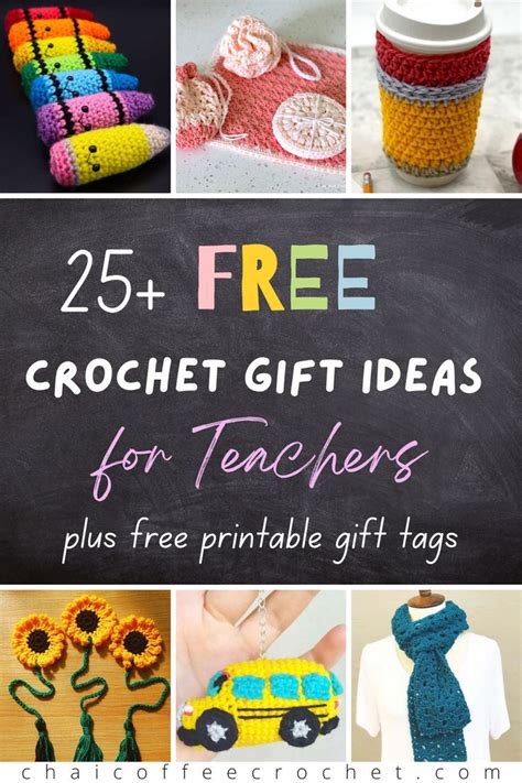 25 Crochet Gift Ideas For Teachers Free Patterns Crochet Teacher