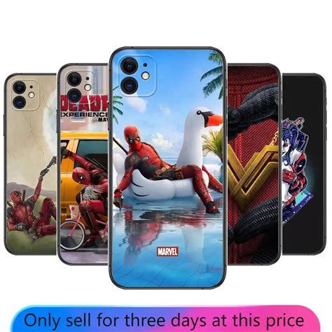 Deadpool Marvel funda de teléfono para hombre carcasa para iphone 13