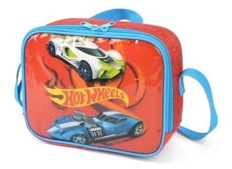 Lancheira Térmica Hot Wheels Luxcel Escolar Frete grátis