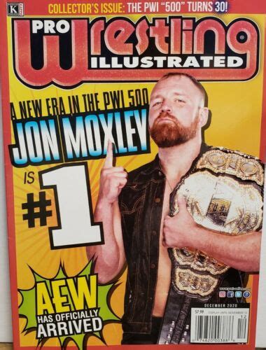 Pro Wrestling Illustrated Dec 2020 Jon Moxley New Era Pwi 500 Free