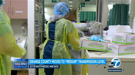 Orange County enters COVID-19 'medium' transmission level as cases rise - ABC7 Los Angeles