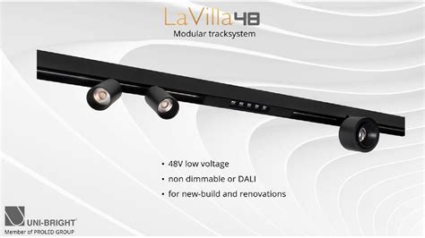 PROLED Illuminazione Led A Binario Magnetico LaVilla 48V YouTube