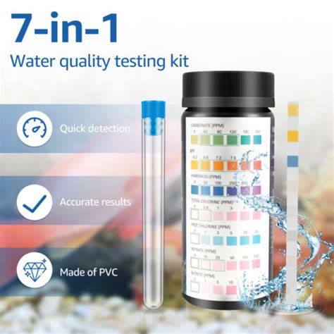 Pcs Aquarium Test Strips In Fish Tank Test Kit With Test Tube