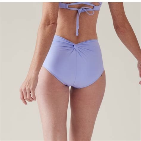 Athleta Swim Athleta Hampton Bikini Bottom Swallowtail Blue Poshmark