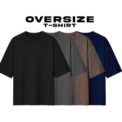 Jual Kaos Oversize Polos Cotton Combed 24s Pria Wanita Unisex