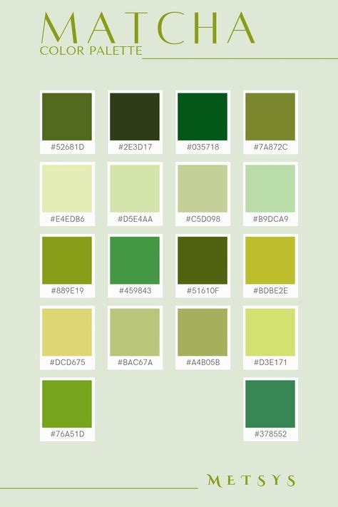 { #colorpalette #colors #green #designers #matcha #design #ideas }