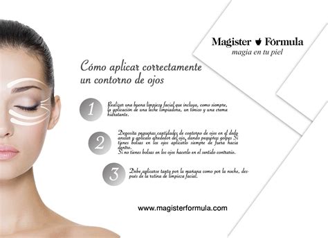 Cómo aplicar correctamente un contorno de ojos 2 Magister fórmula