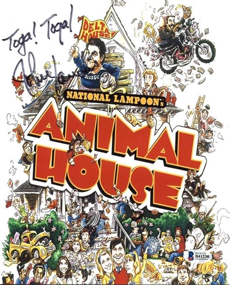 John Landis Animal House Toga Toga Authentic Signed 8x10 Photo Bas