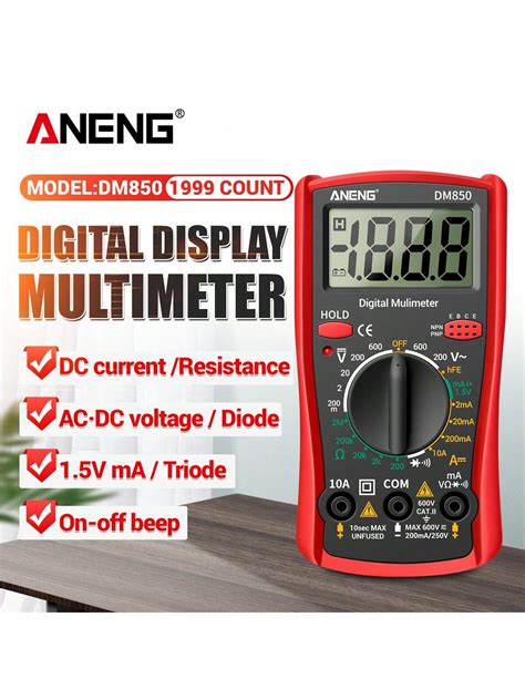 Aneng Dm Digital Multimeter Counts Eletric Professional