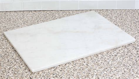 Home Basics 12 X 16 Marble Cutting Board White Walmart