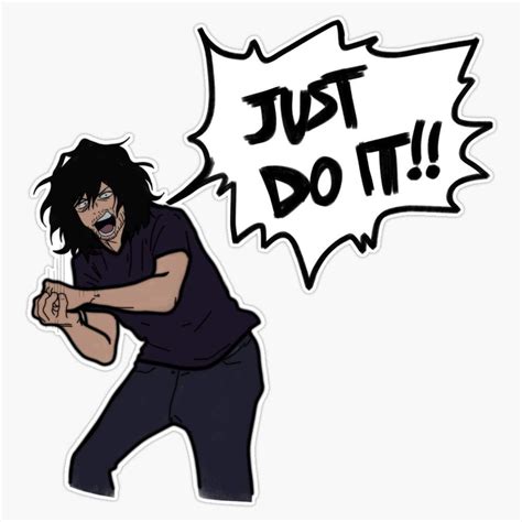 Amazon Shota Aizawa Just Do It Sticker Vinyl Bumper Sticker Decal