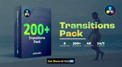 Videohive Transitions | DaVinci Resolve - INTRO HD