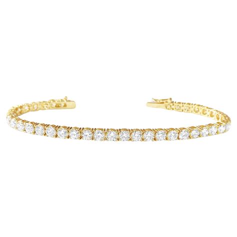 Tcw Tennis Bracelets K Solid Gold Diamond Bracelet Round